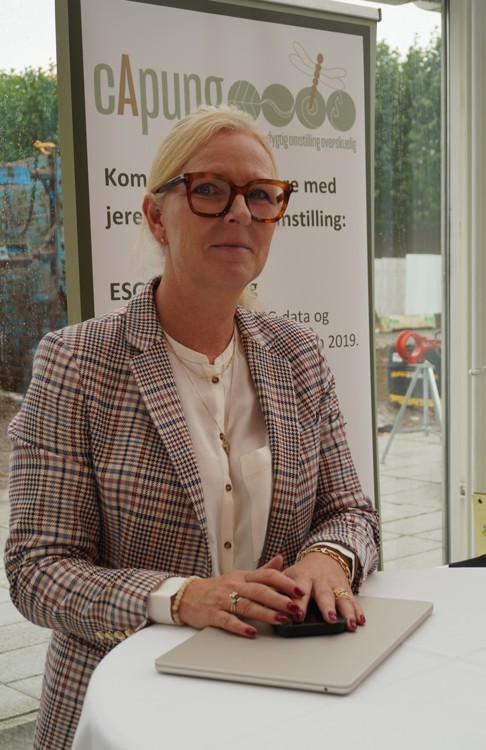 Irene Hvid er CEO i cApung. I oktober måned deltog hun på Talentmessen i Musikhuset Aarhus, hvor hun også har rekrutteret ansatte fra. Foto: Søren Rosenberg Pedersen