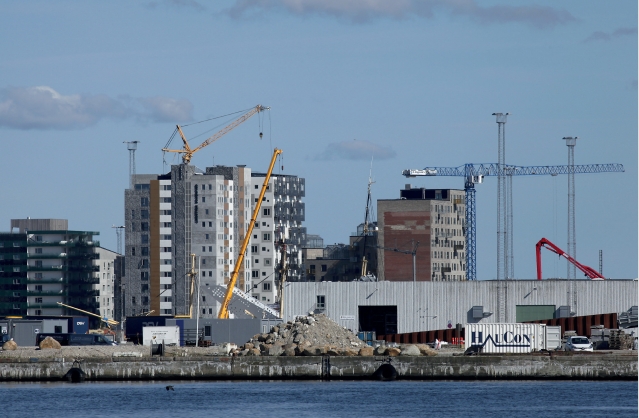 Billedet viser Aarhus Havn.