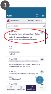 Tryk dig ind og læs beskeden