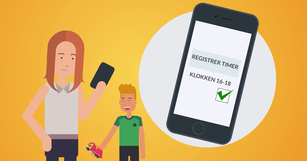 Digital indberetning og godkendelse af timer for timeafløsning