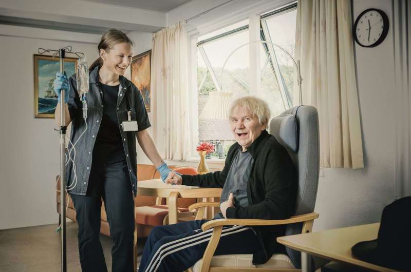 SOSU-elev og borger